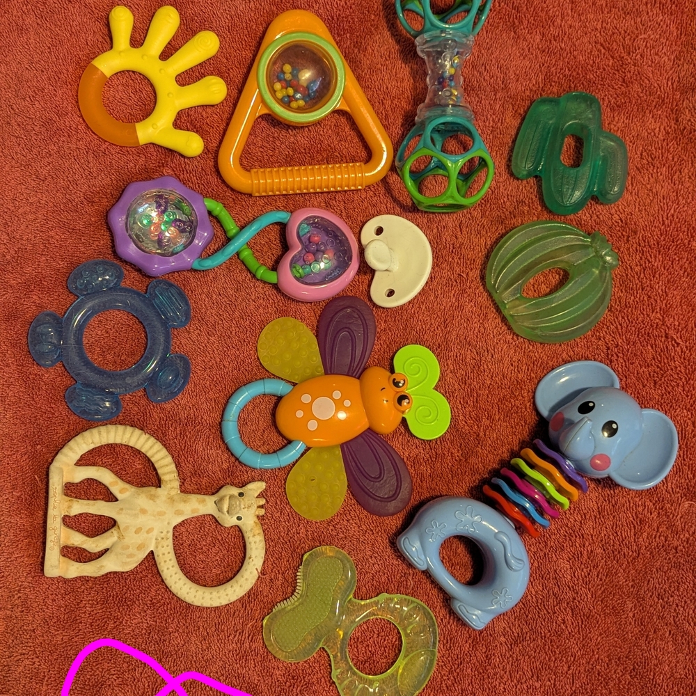 Baby Needs: Colorful Baby Teething Toy Set